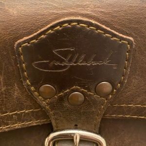 Large Classic Leather Briefcase/Messenger Bag